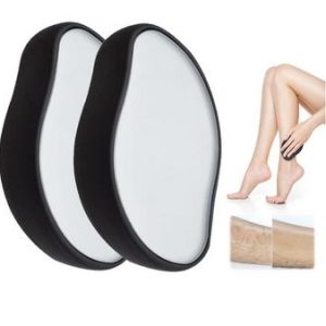 2-pack Svart Smärtfri fysisk hårborttagning Epilatorer Crystal Hair Eraser