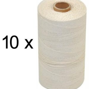 10 st. rullar Mattvarp 12/6 Oblekt 500 gr / rulle