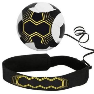 Elastiskt träningsband till fotboll Gul/Svart