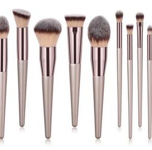 MAG5773 Premium - 10 st. exklusiva Make-up / sminkborstar av Bästa Kvalité