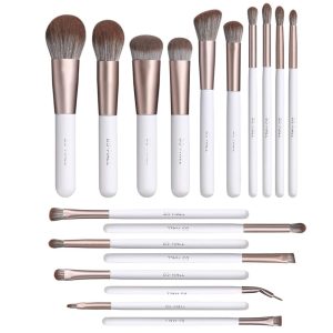 BS18 - BS-MALL 18 st. exklusiva Make-up / sminkborstar av Bästa Kvalité