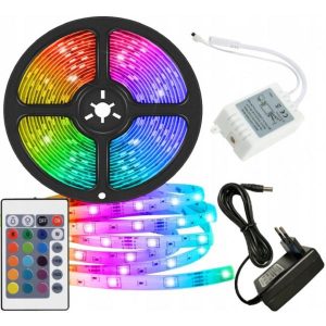 5 Meter - LED-Strip Lights med RGB / Ljusslinga / LED-list