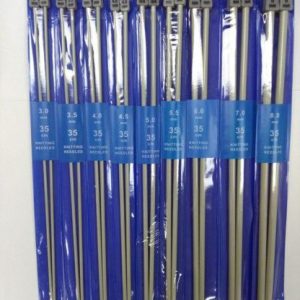 Set med 11 par Jumperstickor i aluminium