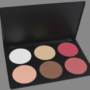 6 st. färger Rouge Palette