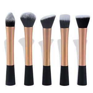 5 st. Guld Make-up / sminkborstar av bästa kvalité