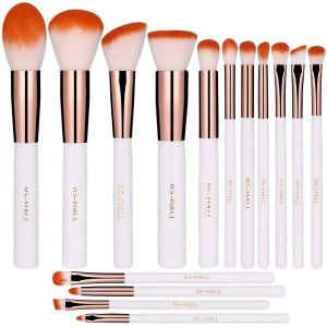 BS10 - BS-MALL 15 st. exklusiva Make-up / sminkborstar av Bästa Kvalité