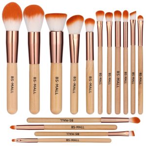 BS11 - BS-MALL 15 st. exklusiva Make-up / sminkborstar av Bästa Kvalité
