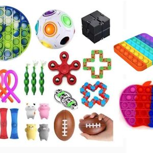 26st Fidget Pop it Toys Set pack för barn och vuxna