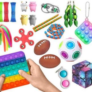 New PRO 26 st. Fidget Pop it Toys Set pack för barn och vuxna