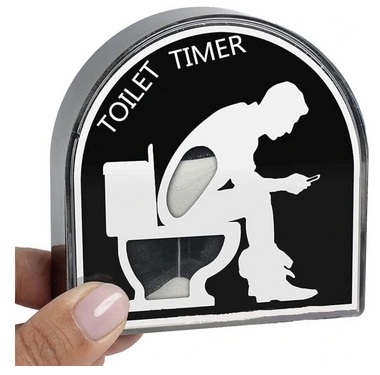 Visuell Timer 60min - klassrum skola för barn Svart