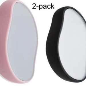 2-pack Svart / Rosa Smärtfri fysisk hårborttagning Epilatorer Crystal Hair Eraser