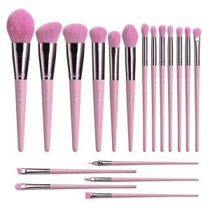 BS27 - BS-MALL 18 st. exklusiva Make-up / sminkborstar av Bästa Kvalité