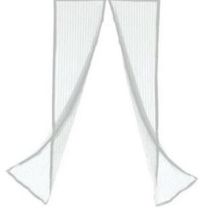 Insektsnät dörr 100x220 insektsskydd magnet myggnät Vit