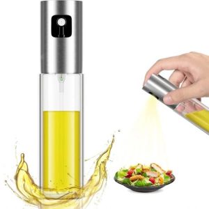 Sprayflaska för olja & vinäger - Rostfritt stål Silver